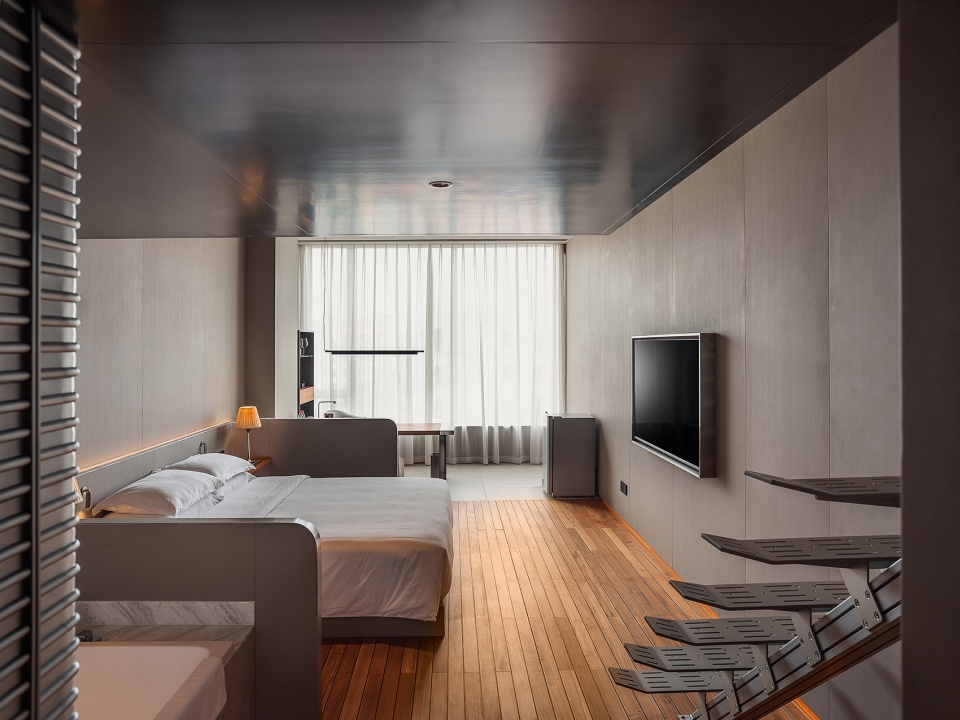 interior design of yin hotel china by combined architects