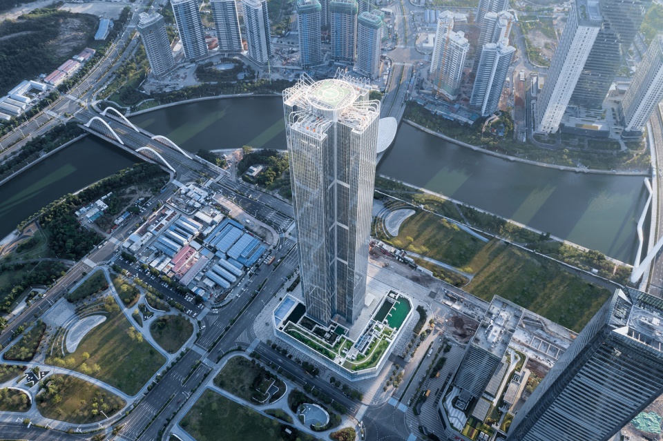 Zhuhai Hengqin Fang Da Cheng Tower by AUBE