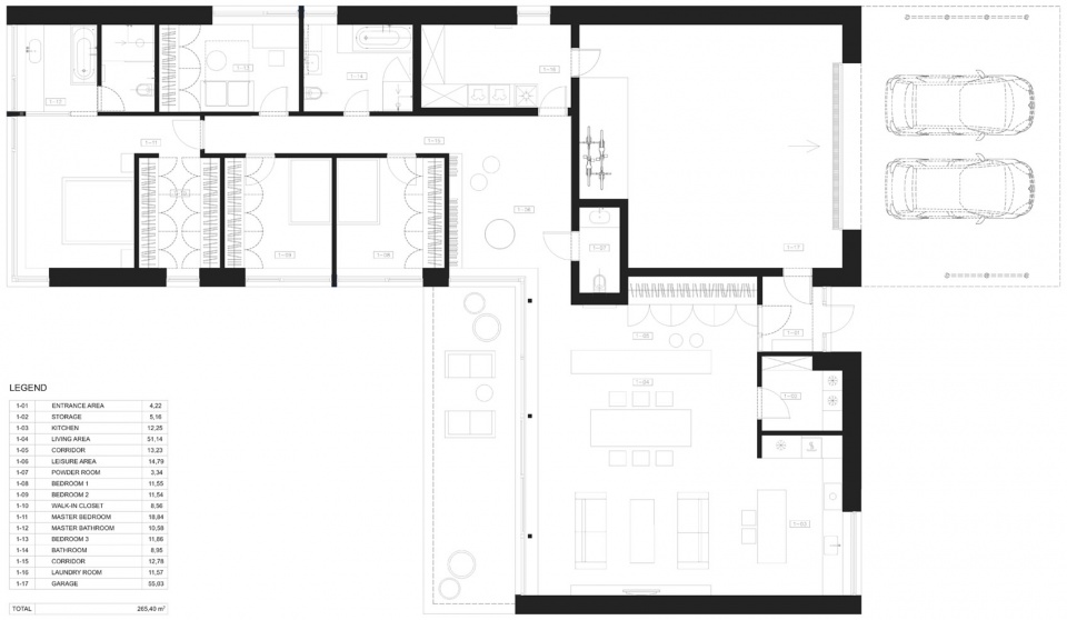 house in jonava by 2xj