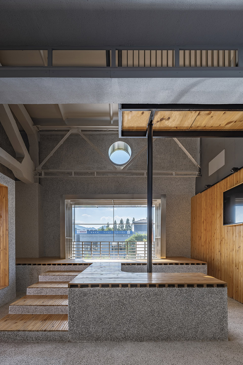 Front Hall of Tianmei Theater LI WENXI Architects