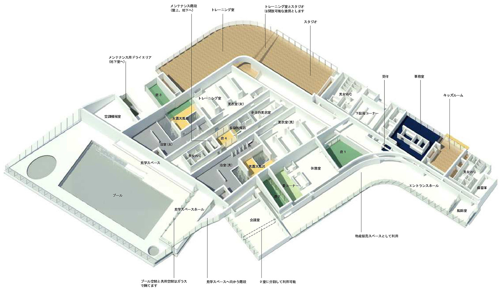 Mito City Shimoirino Health Promotion Center by MIKAMI Architects xlu