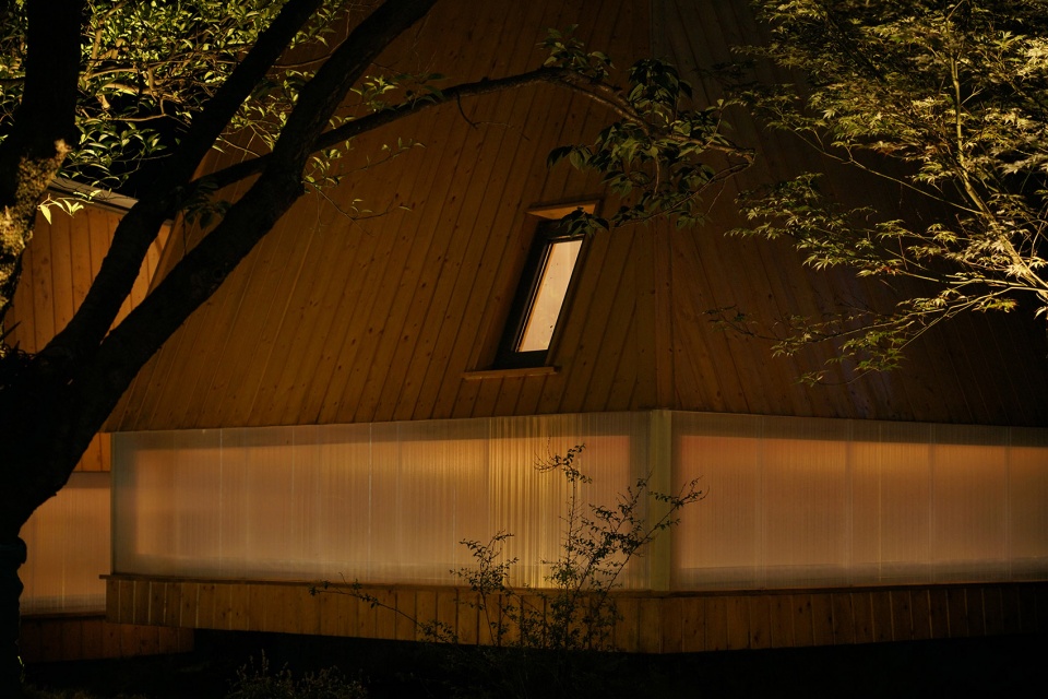 courtyard restaurant in our village by someone studio
