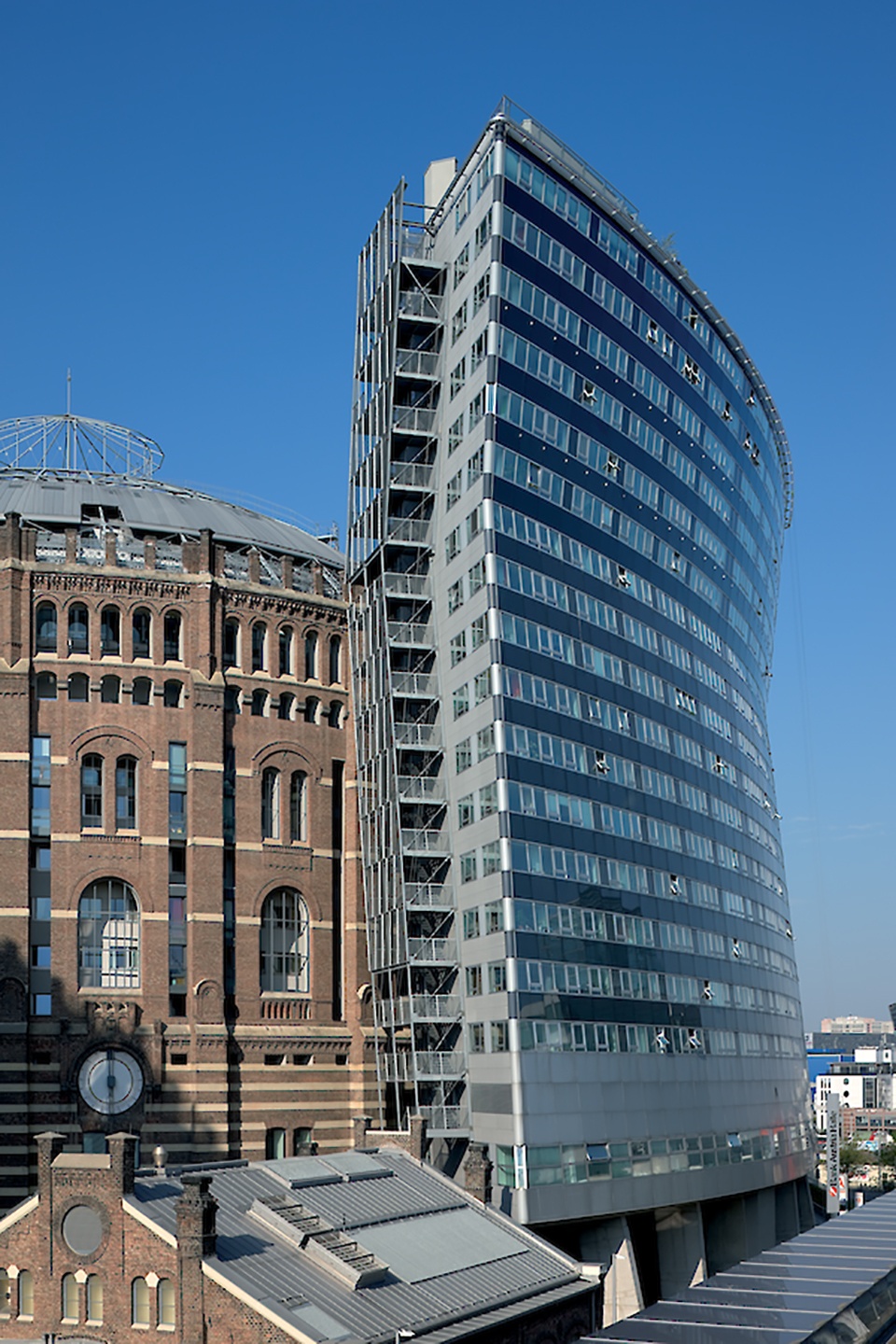 Apartment Building Gasometer B Vienna Austria by COOP HIMMELB L AU