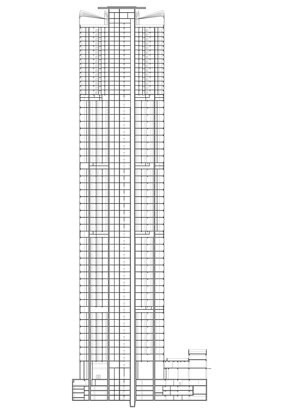 Zhuhai Hengqin Fang Da Cheng Tower by AUBE