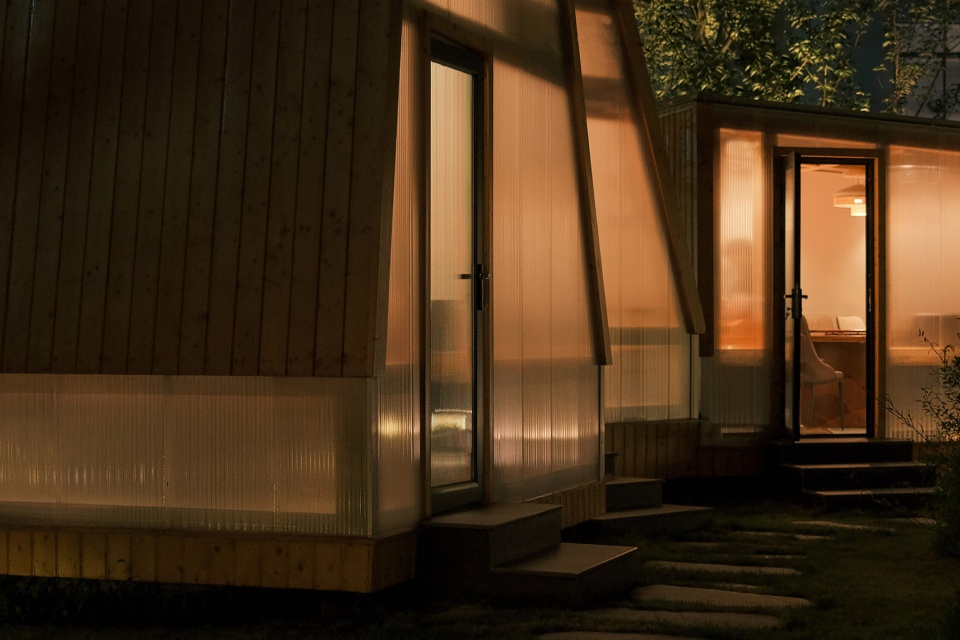 courtyard restaurant in our village by someone studio