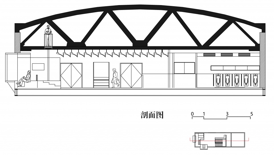 Front Hall of Tianmei Theater LI WENXI Architects