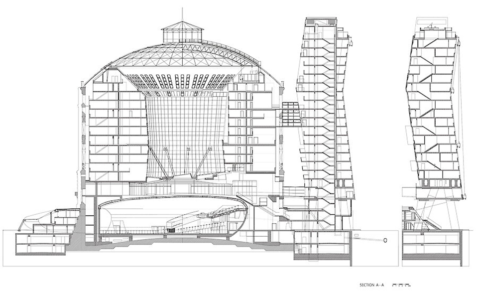 Apartment Building Gasometer B Vienna Austria by COOP HIMMELB L AU