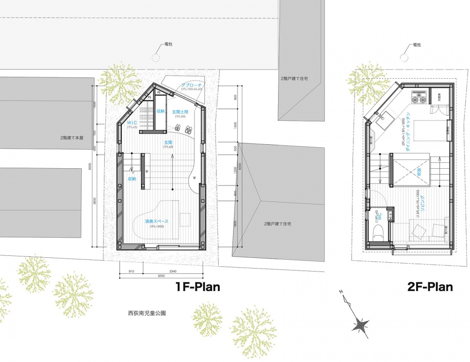 a tiny house with park by niko design studio