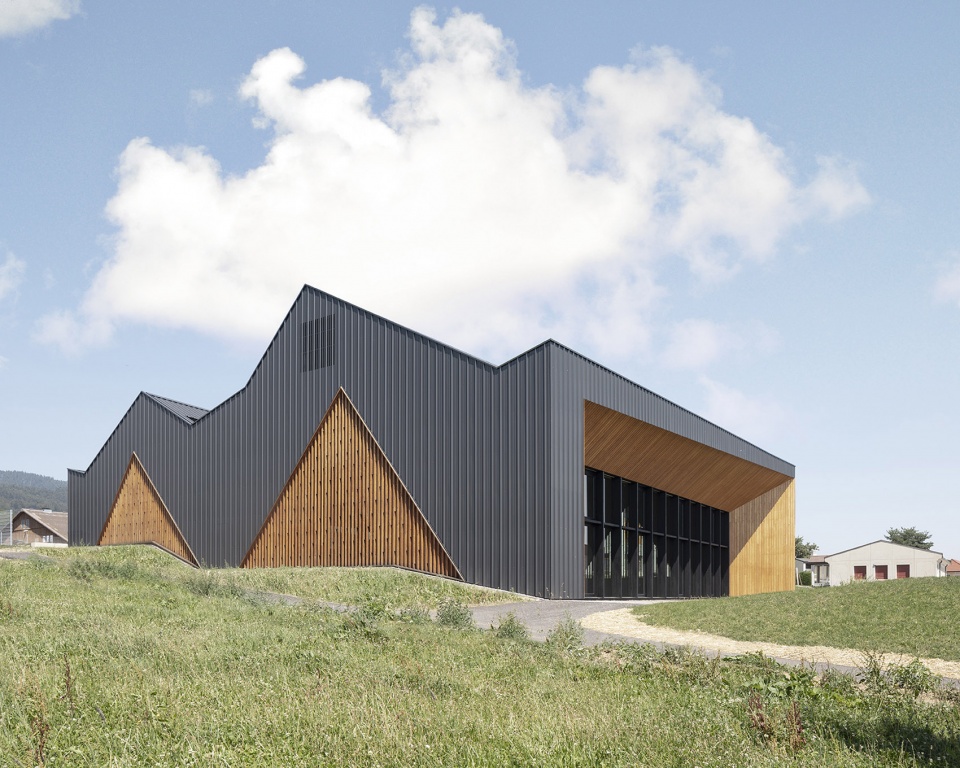 Community Hall in Le Vaud Local Architecture