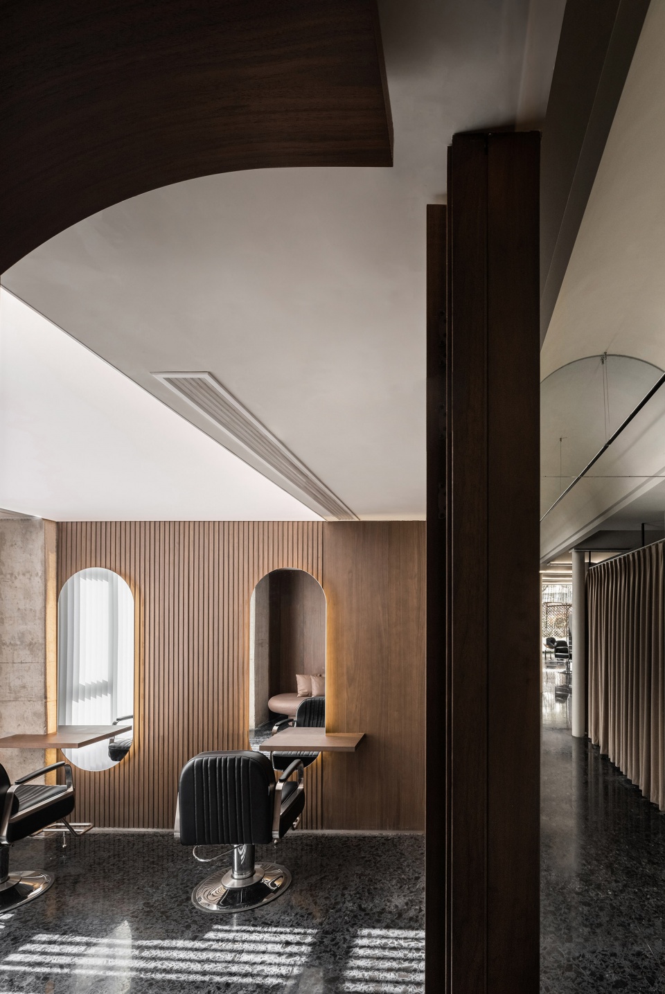 v salon renovation design china by fanaf