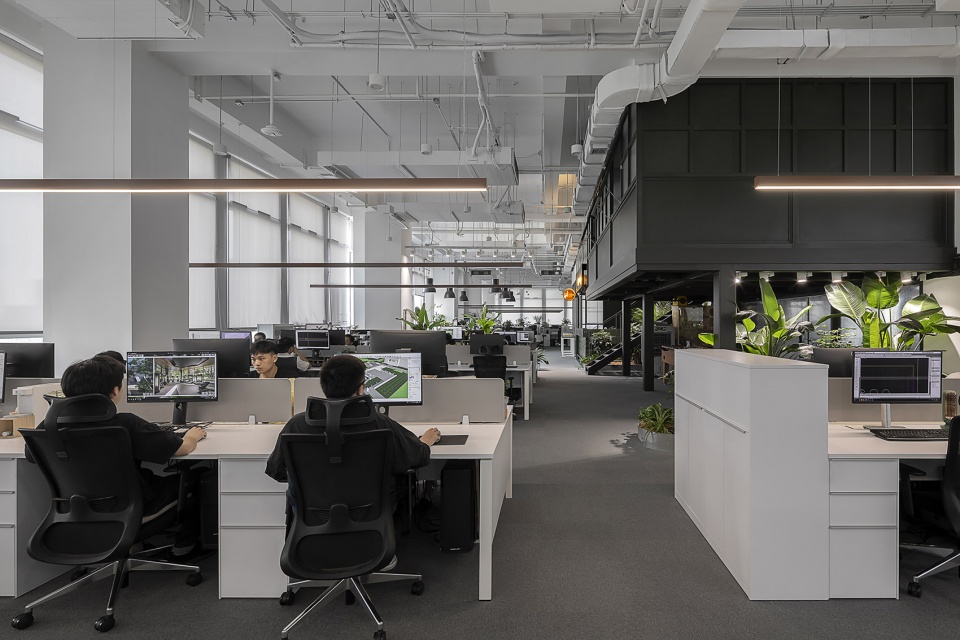 Interior design for the new office building of antao headquarters antao