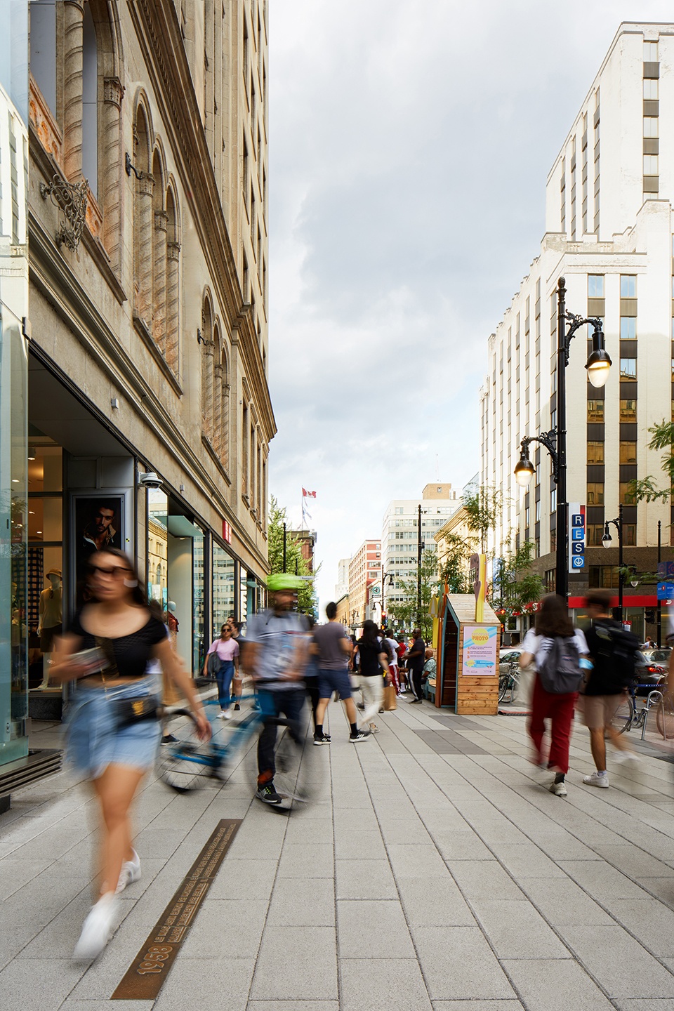Sainte Catherine St West Transformation by Provencher Roy