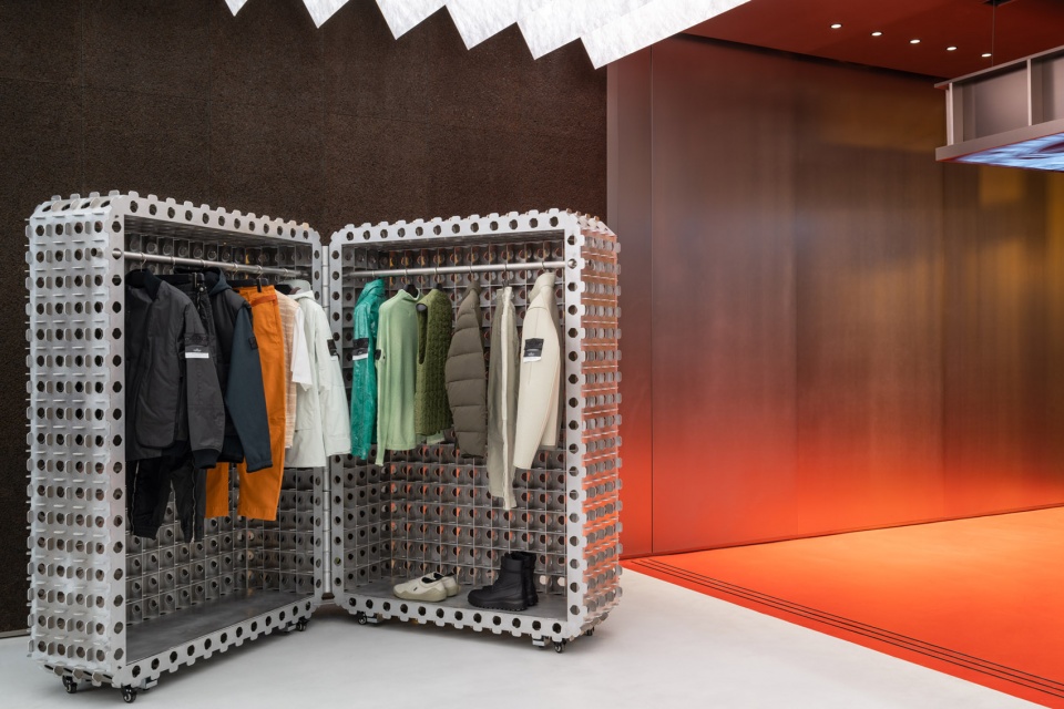 stone island global stores by oma amo