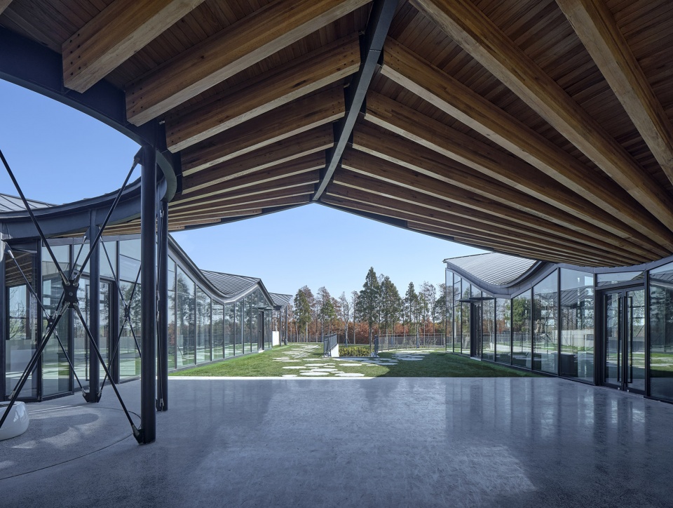 guangming dongtanyuan ltf2030 exhibition center by original design studio tjad