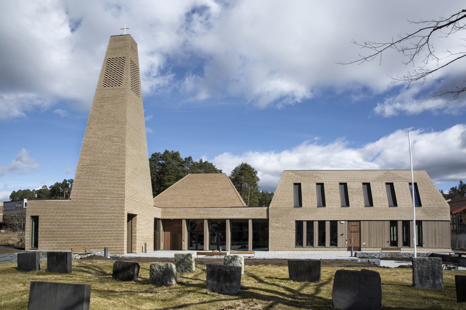 vennesla church by link arkitektur