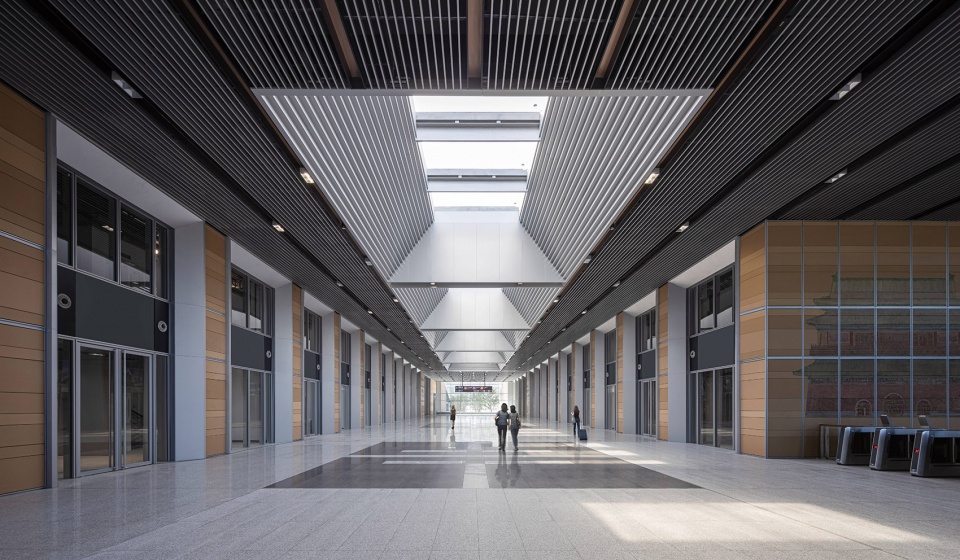 beijing fengtai railway station by gmp