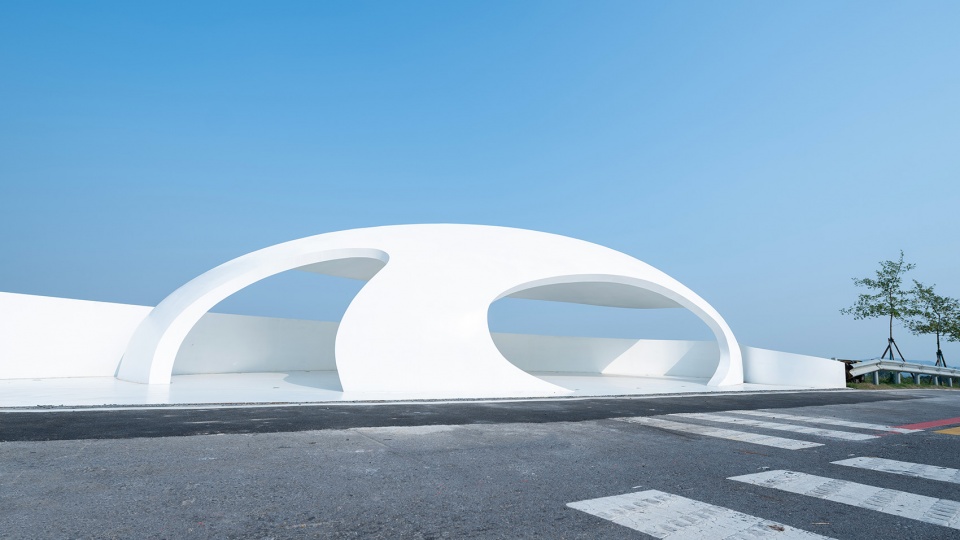 One Leaf Tea Pavilion in Rizhao Lanshan by Kong Xiangwei Studio