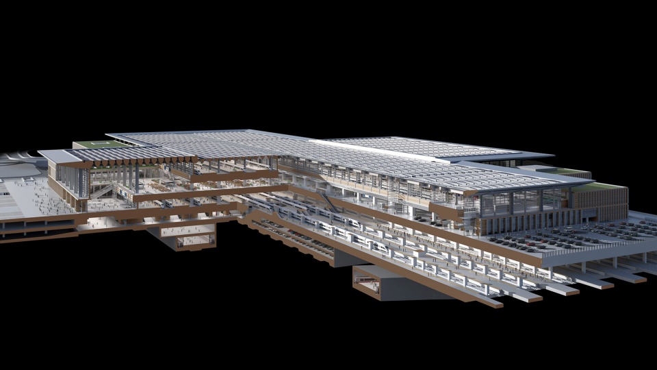beijing fengtai railway station by gmp