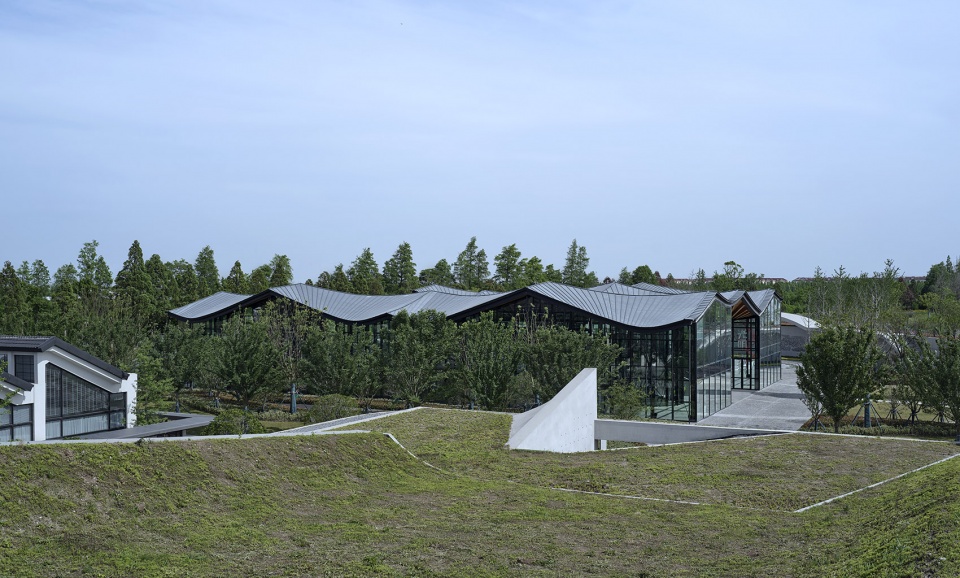 guangming dongtanyuan ltf2030 exhibition center by original design studio tjad