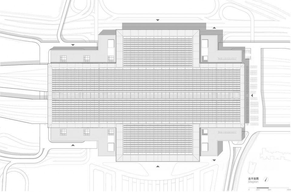 beijing fengtai railway station by gmp