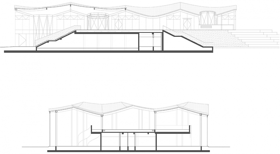 guangming dongtanyuan ltf2030 exhibition center by original design studio tjad