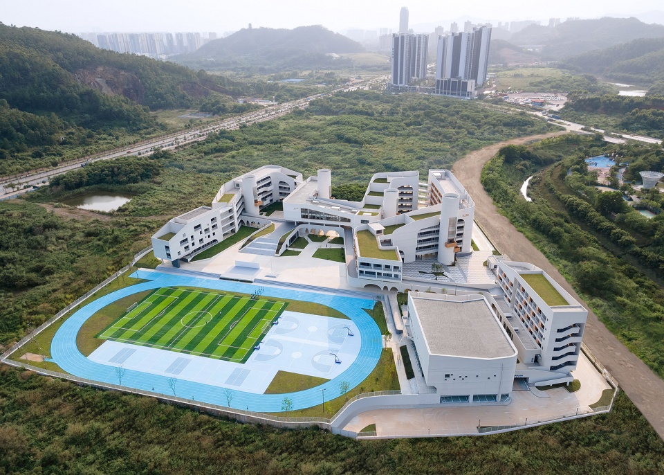 huiyang no 7 secondary school and affiliated primary school by multiarch