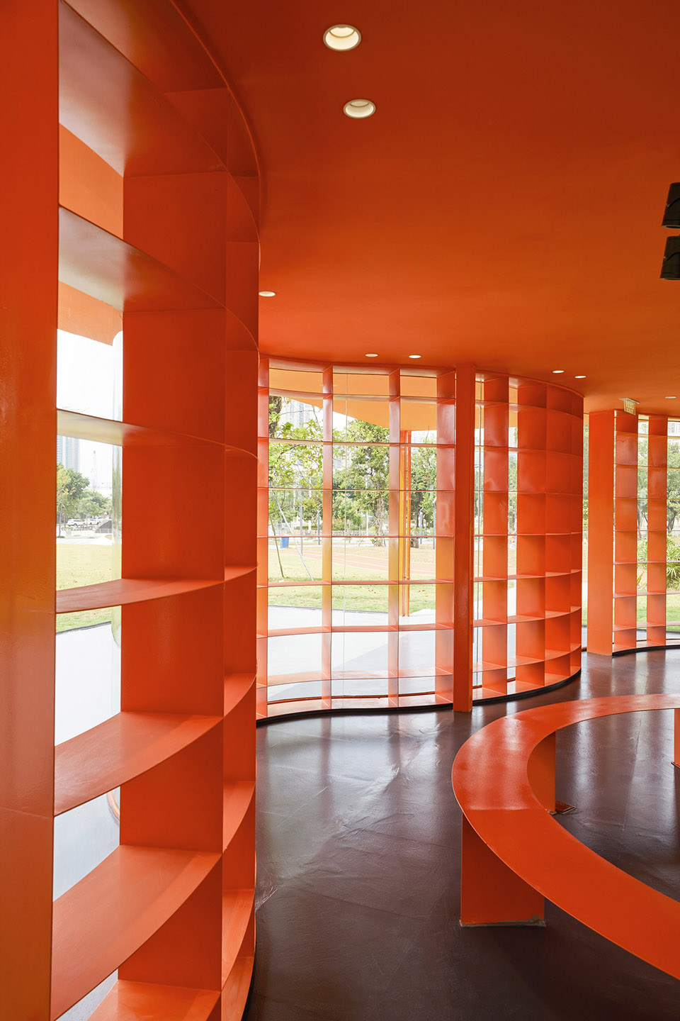 the great lawn city library of central park of pingshan by cm design 0321studio