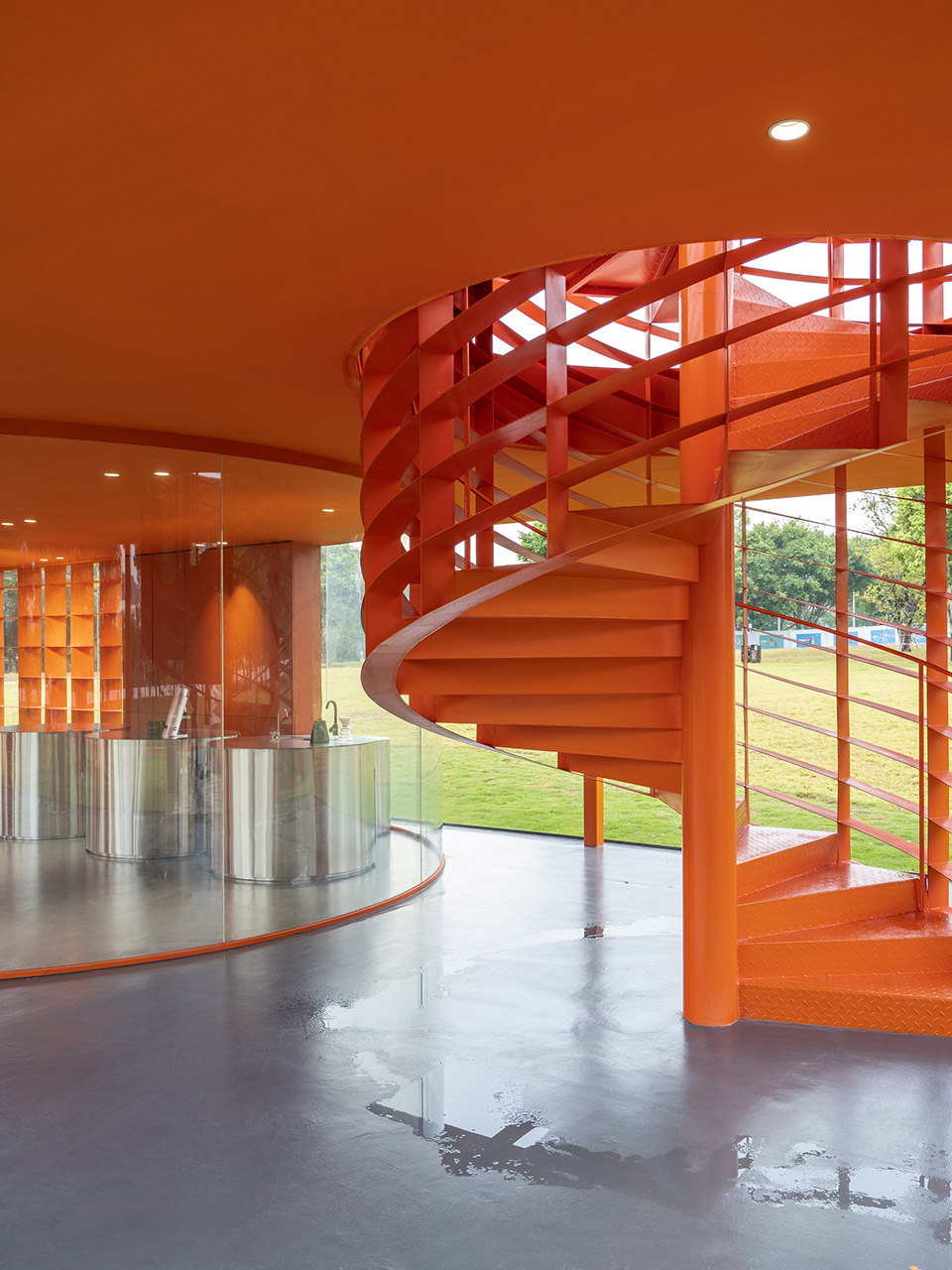 the great lawn city library of central park of pingshan by cm design 0321studio