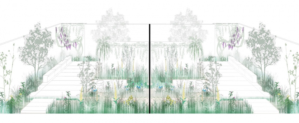 to summer infinity garden shanghai by yiyu design
