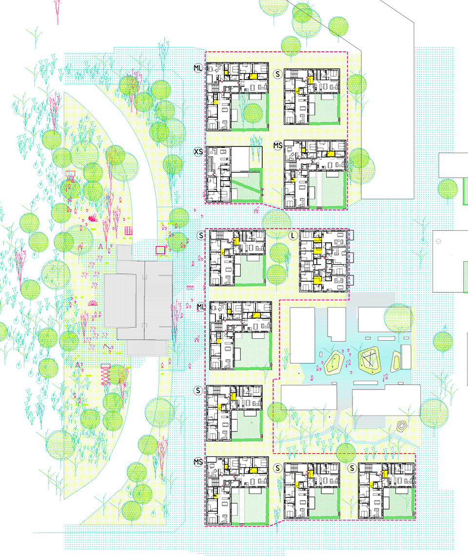 Housing project in the new district WILDGARTEN Arenas Basabe Palacios
