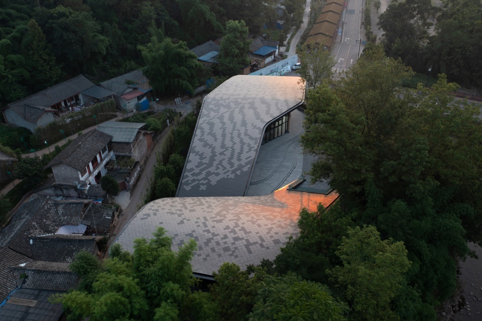 qionglai bamboo pavilion by uno architects lin rong studio