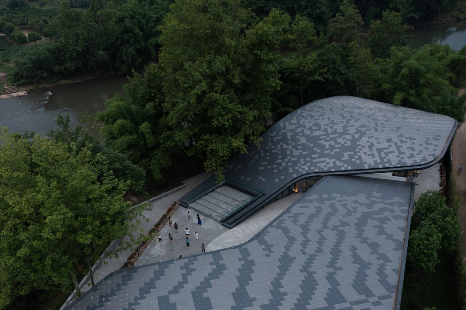qionglai bamboo pavilion by uno architects lin rong studio