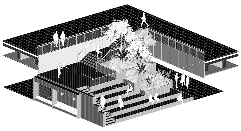 Public Space of Goertek Global R and D Headquarters MAT Office