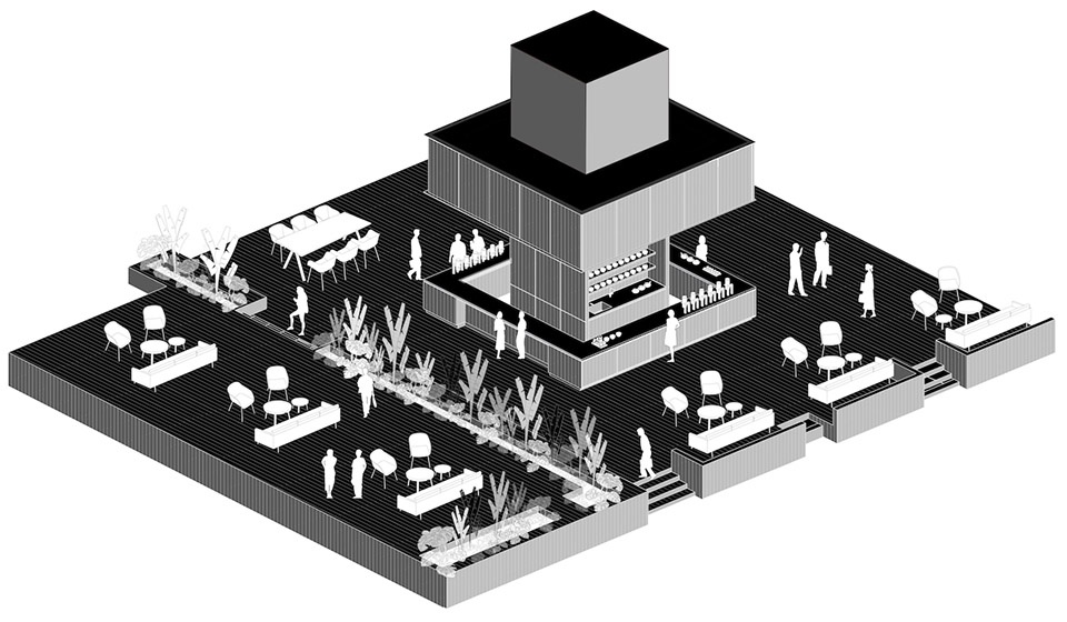 Public Space of Goertek Global R and D Headquarters MAT Office