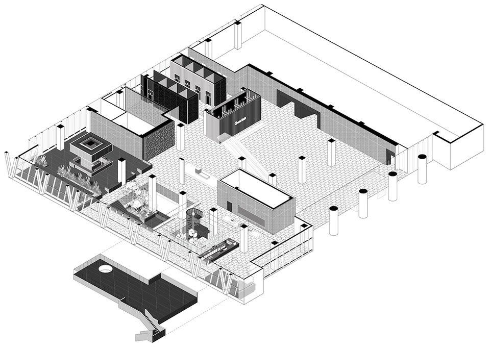 Public Space of Goertek Global R and D Headquarters MAT Office