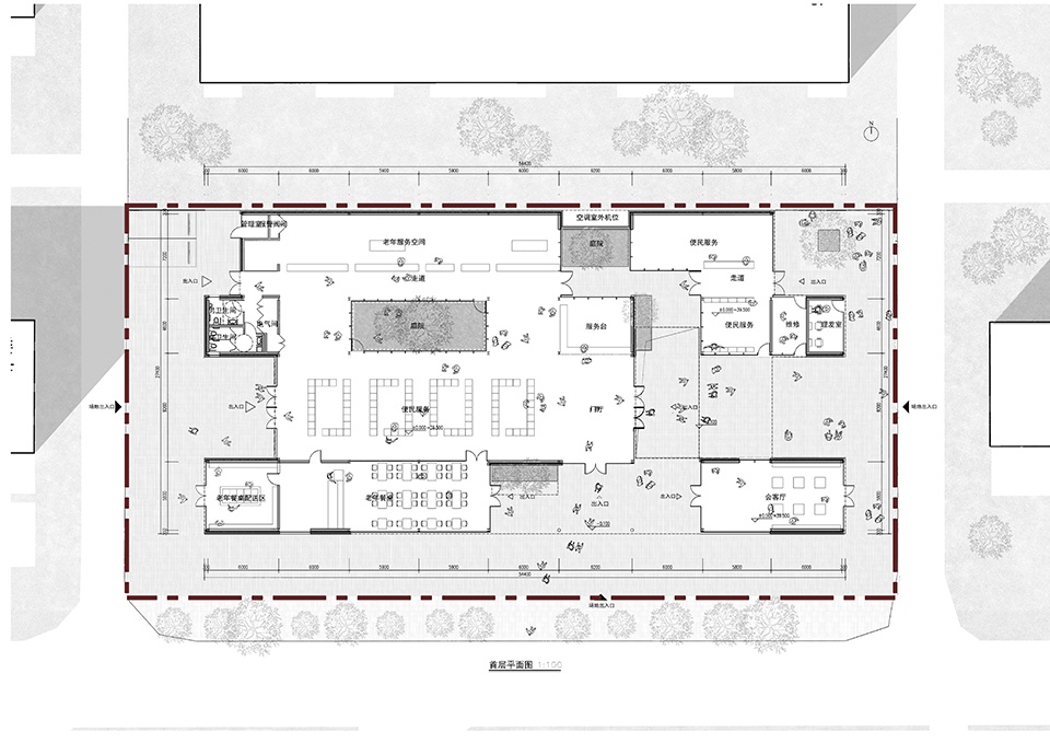 XingHuaDongLi Neighboring Courtyard Market China by BIAD