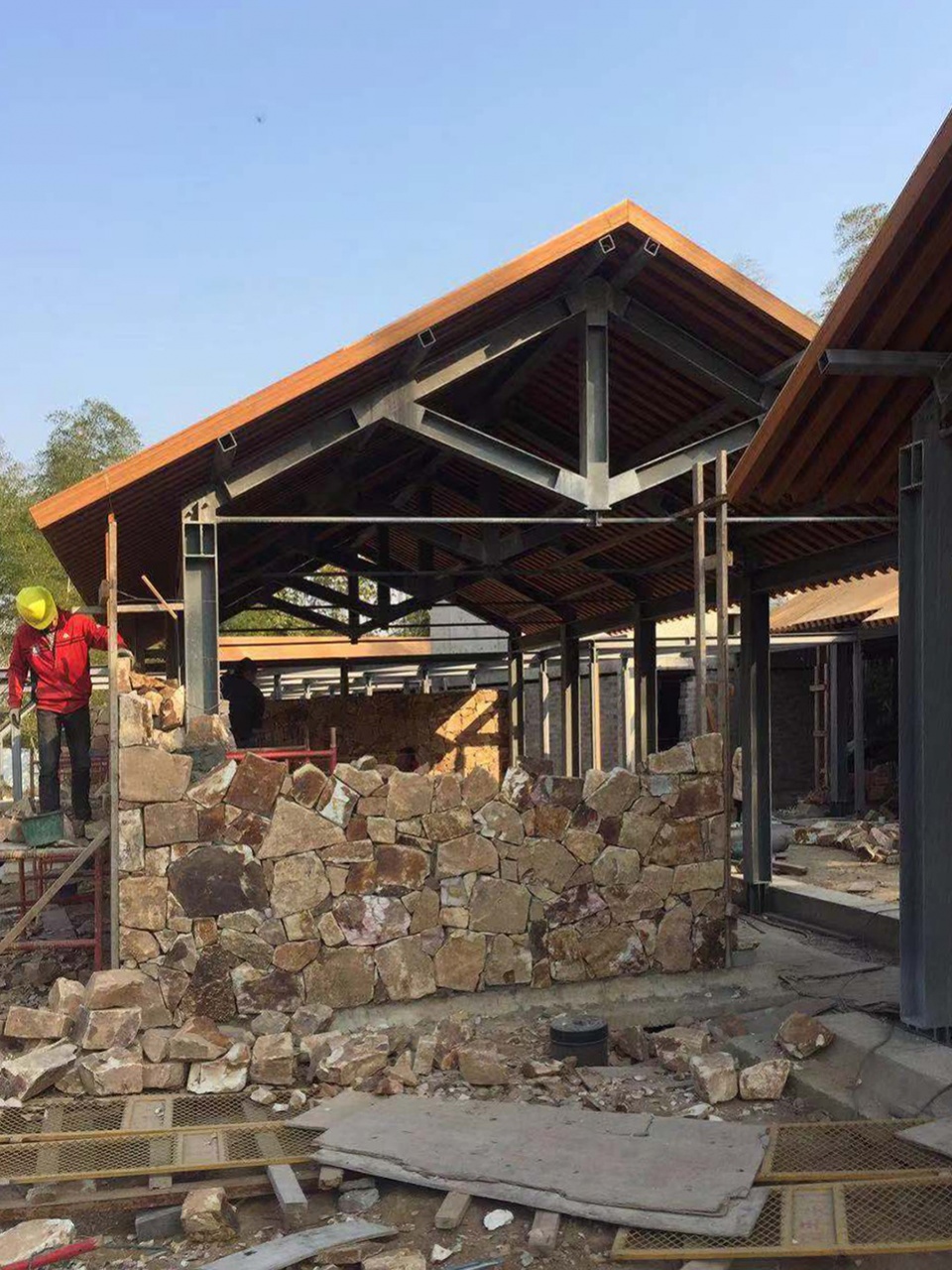 tourist service station of tangshan ape man cave by ata aeseu
