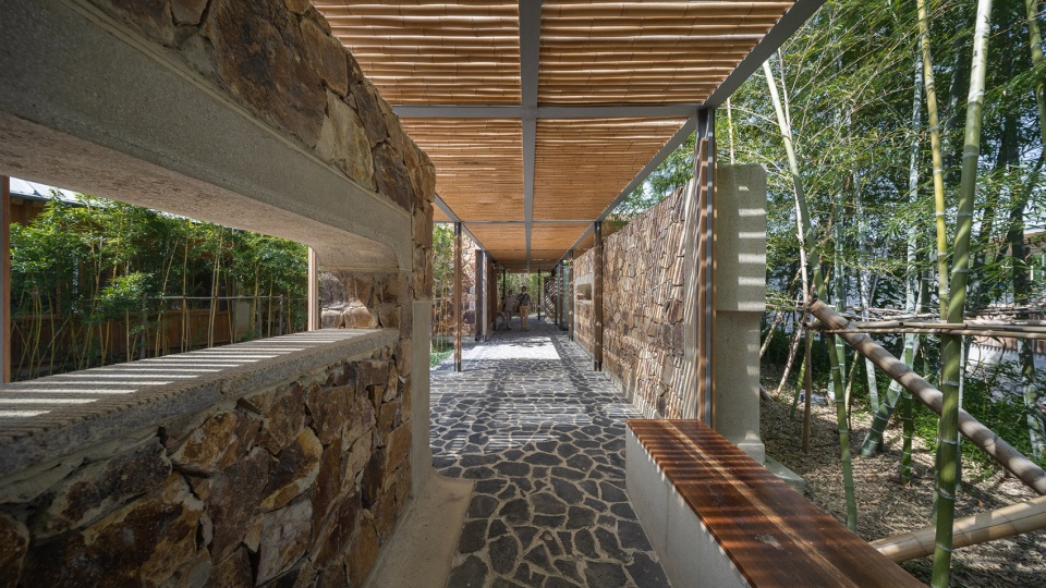 tourist service station of tangshan ape man cave by ata aeseu