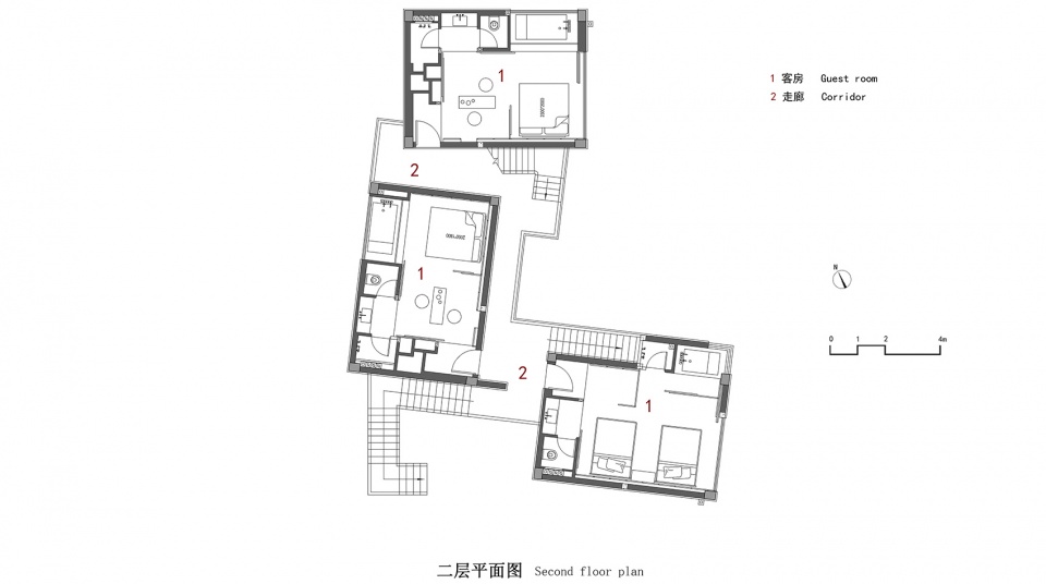 qingli home stay by hei architectural design studio