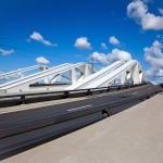 The new Theunis Bridge by architectural studio ZJA