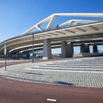 The new Theunis Bridge by architectural studio ZJA