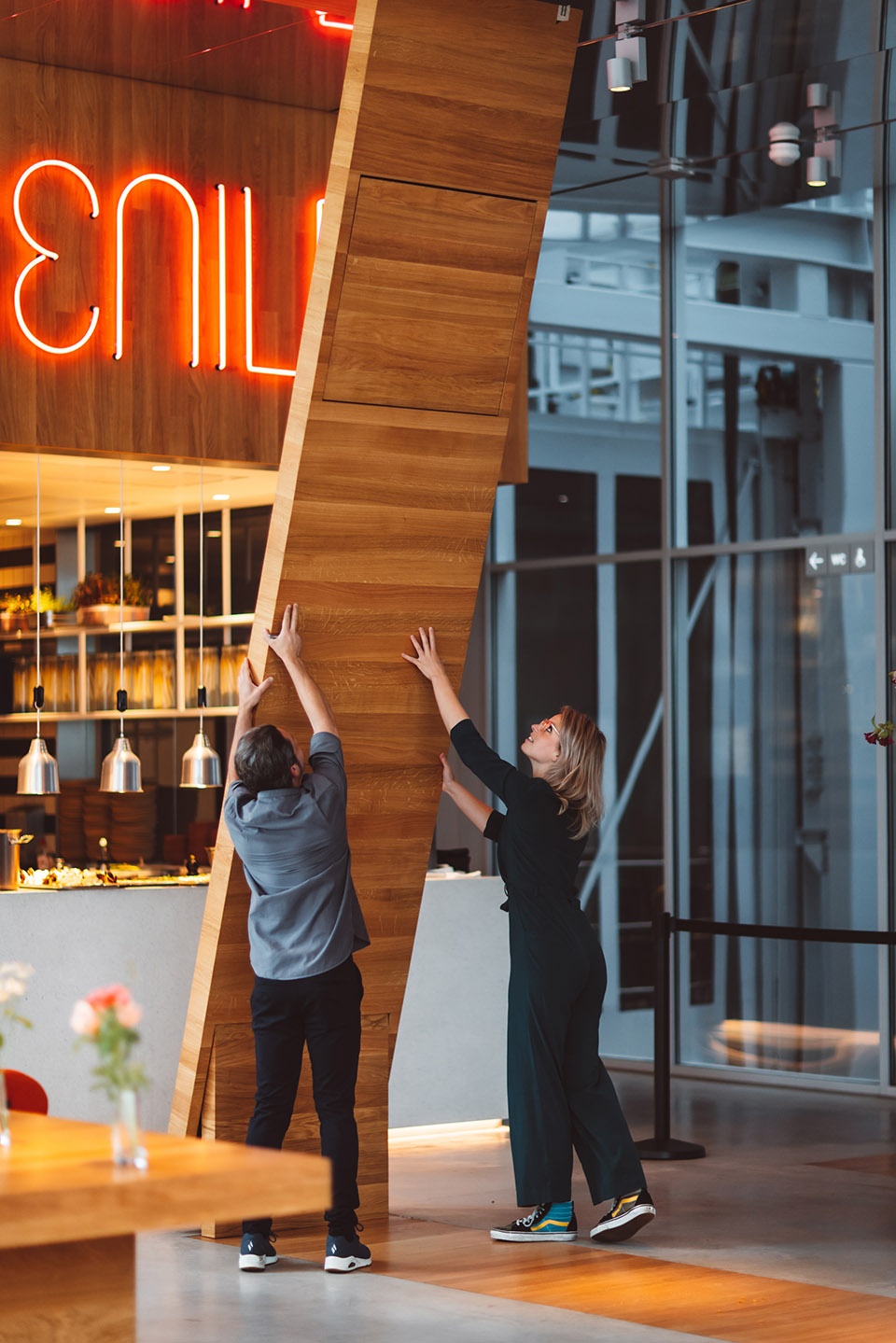 Café restaurant Renilde and Event room Coert concrete