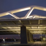 The new Theunis Bridge by architectural studio ZJA