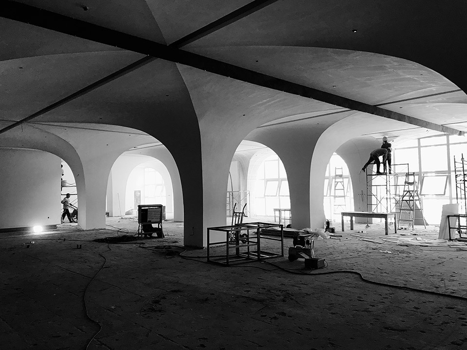 Terrace Library and Cave Museum UDG Very Studio