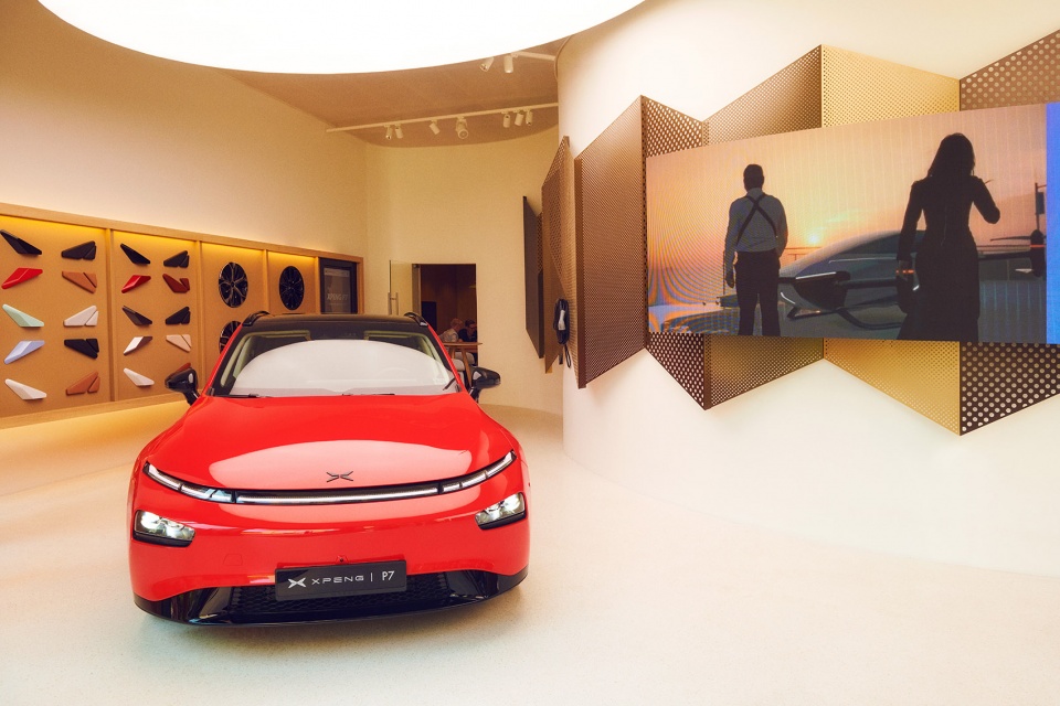 XPENG Showroom in Copenhagen HofmanDujardin