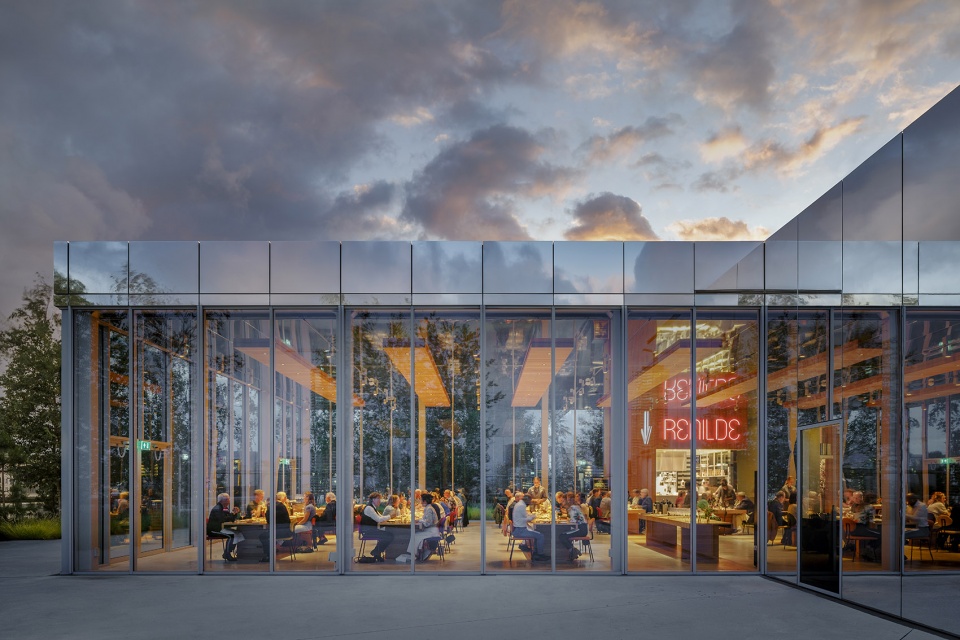 Café restaurant Renilde and Event room Coert concrete
