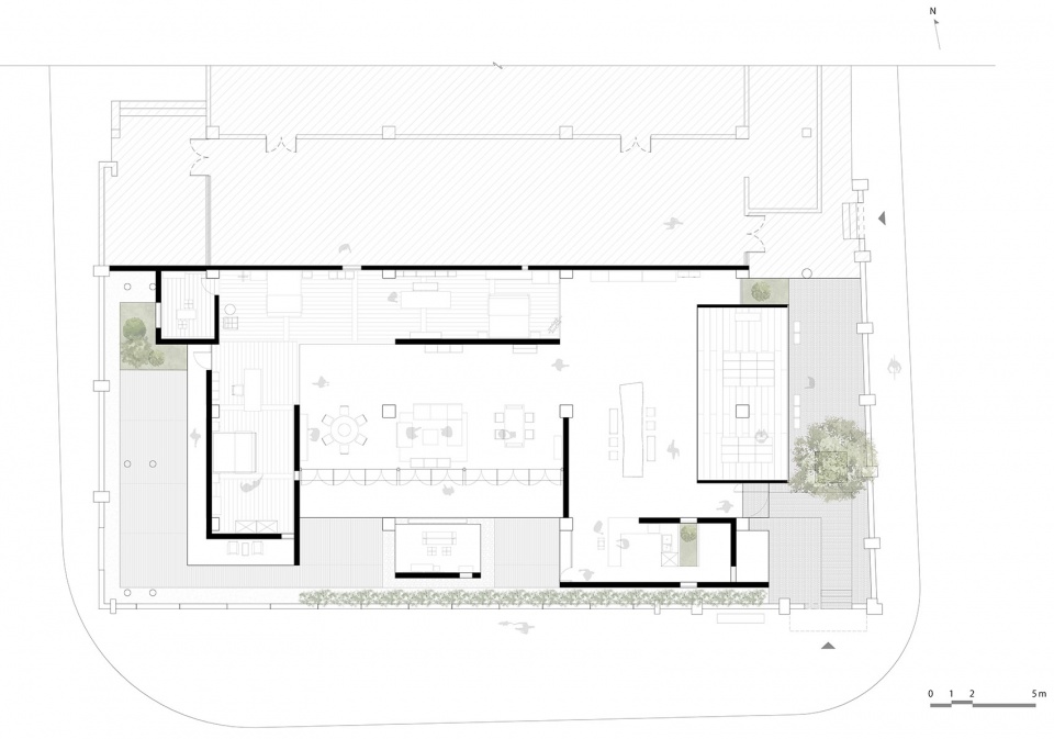 nanjing wood ink exhibition hall by fanaf