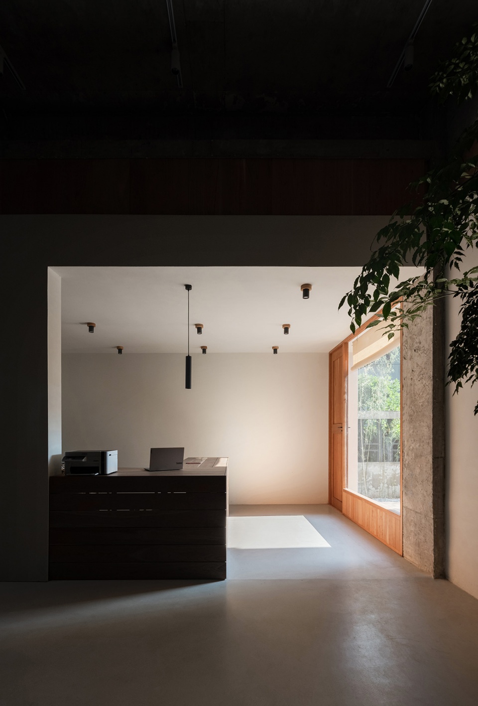 nanjing wood ink exhibition hall by fanaf