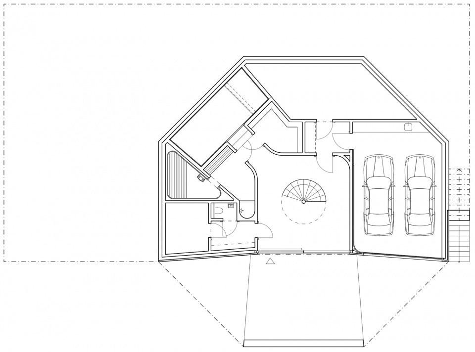 house on a hill by tham and videgard arkitekter