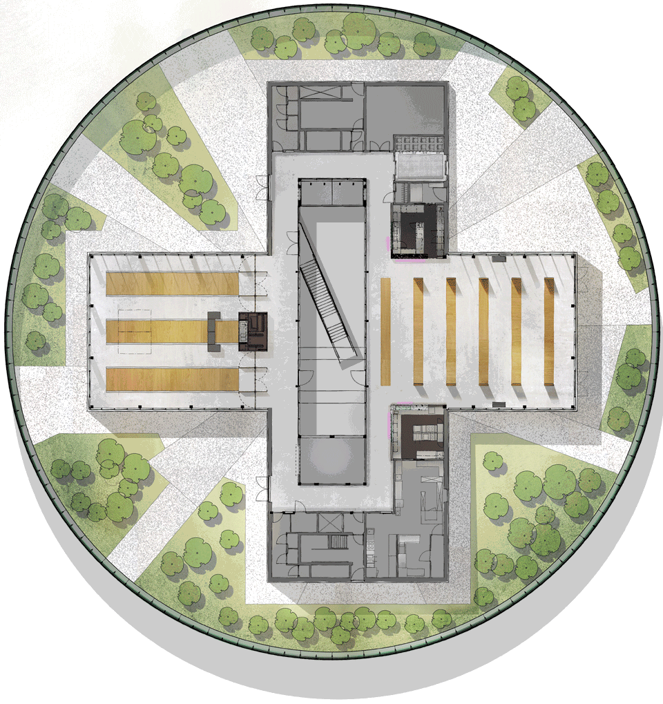 Café restaurant Renilde and Event room Coert concrete